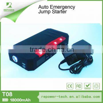 18000mAh 12 volt multi-function auto jump starter