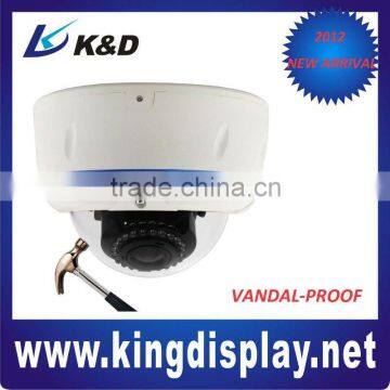 2012 New Arrival Vandal-proof Waterproof IR IP Dome Camera