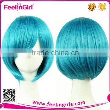 Fashionable U Part Front Lace Short Wig Cosplay Wholesale Quality Choice photo-3