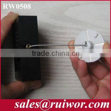 Cuboid Resetting Secure-pull Positioning Tether with ABS plate attachment