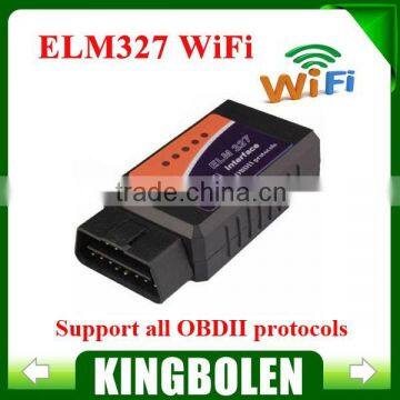 Universal obd2 Elm327 wifi scanner dagnostic tool elm327 wifi interface supports all obdii protocols