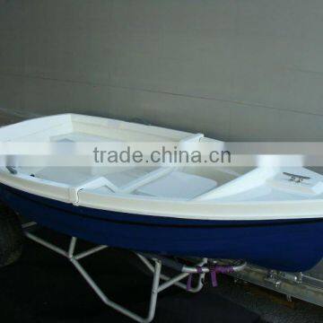 Small Dinghy Fiberglass Fishing Boat 2.7m