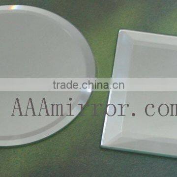 Top quality SINOY 4mm beveled frameless glass mirror/beveled edge mirror