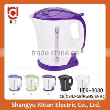 High Quality 1.7 litre Cordless mini cordless electric kettle wholesale