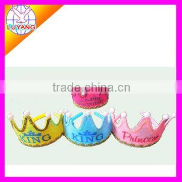Party Crown Hat With LED Party Birthday Glow Flash King Princess King Headband Hat ,Festival Decors Favors Crown Princess at photo-2
