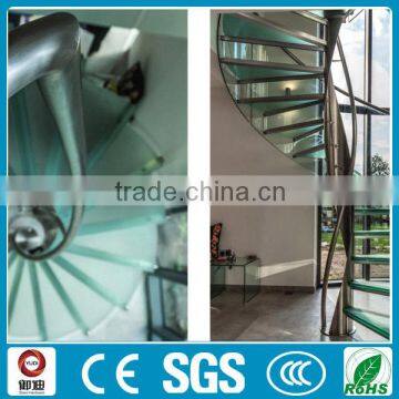 Pre-cast Steel Beam Tempered Glass Panel Stairs China Supplier--YUDI photo-3