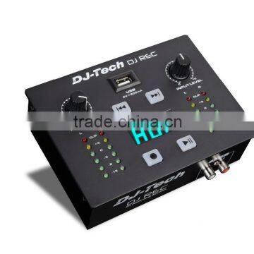 Multi-function Stereo RCA input and output cd player DJ recording solution small size music digital recorder