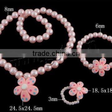 Glass Pearl Flower Bone Ring glass pearl jewelry