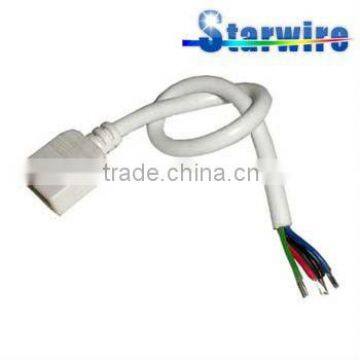 20cm, end connect wire (driver-to-strip), male connector