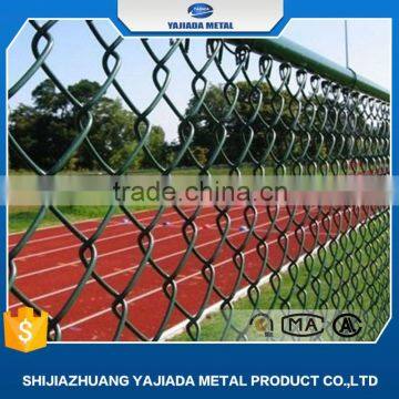 white pvc coated used zinc chain link fence