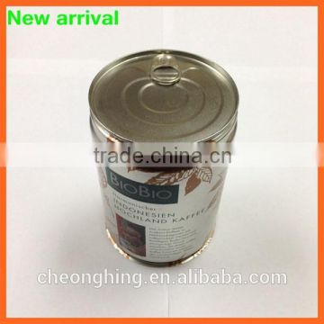 hot sale square tin coffee cans, empty tin can/tin cans packing