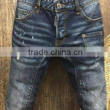 Men's fashion crush jeans skinny pants