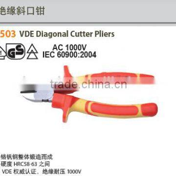 Insulated VDE Pliers, Diagonal Cutter Pliers, Diagonal cutting