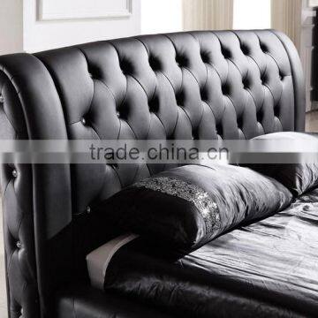 Modern Leather Bed With Storage Box photo-3