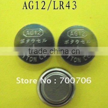 LR43 186 LR1142 1.5V Alkaline AG12 Button Cell Eunicell