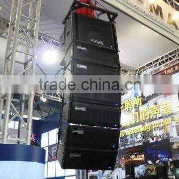 C-mark line array speaker box CT2844A powered by class D amplifier