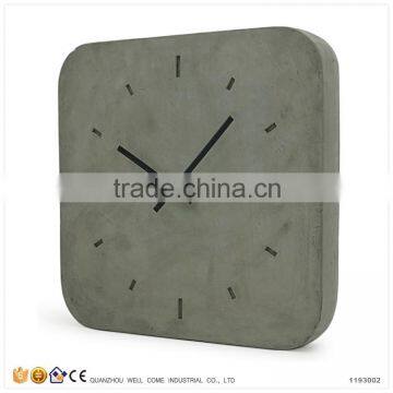 Cement Modern Wall Clocks Wholesale Wall Mounted Clock Home Decoration