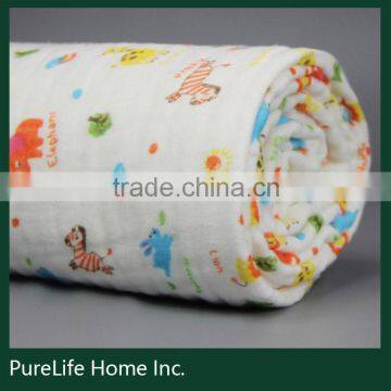 SZPLH Walmart approved factory exquisite comfortable best organic cotton muslin swaddle blanket