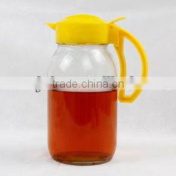 1450ML Clear Glass Oil Jars With Hand Lid