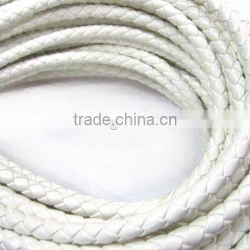 OEM Welcome Popular Round Braid PU/genuine Leather Cords for Jewelry Making photo-6