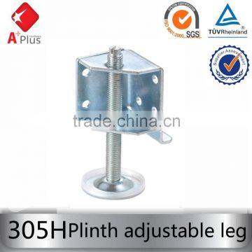 305H Plinth adjustable cabinet leveling screw feet for furniture