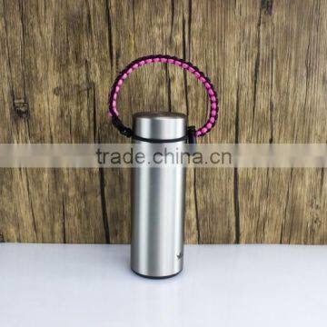 Best Hydro Flask Handle - Paracord Survival Strap Pink and Black                        
                                                Quality Choice