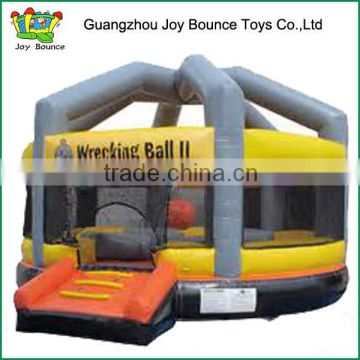 2015 hot sale inflatable wrecking ball game inflatable sport games