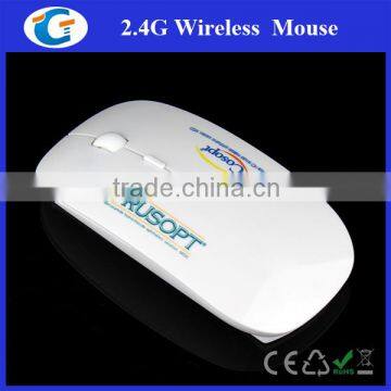 Slim Wireless Laptop 2.4Ghz Optical Mouse photo-2