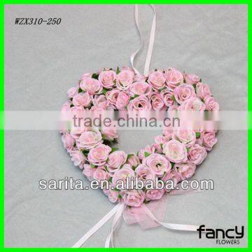 new style heart shape artificial wedding garland for decoration