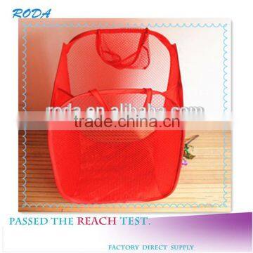 YIWU RODA polyester durable handle folding laundry basket