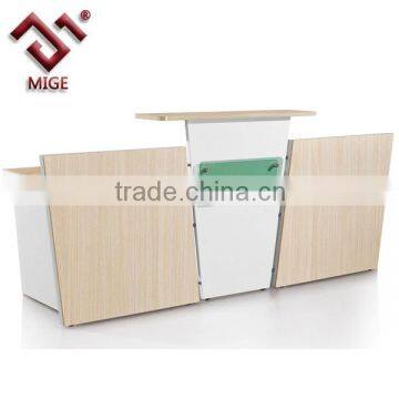 Modern office front desk counter