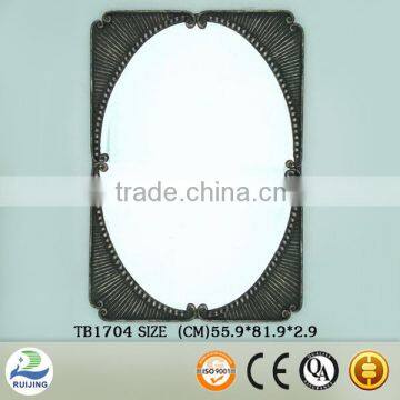 Etching Style Antique Wall Mirror Glass