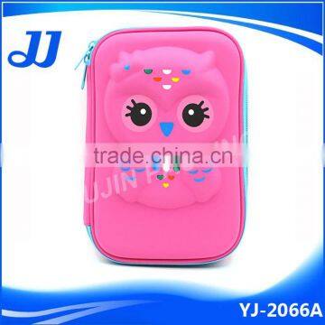 Owl Embossed Smiggle Pencil Case With Compartments, Pencil Case for Kids Quality Choice