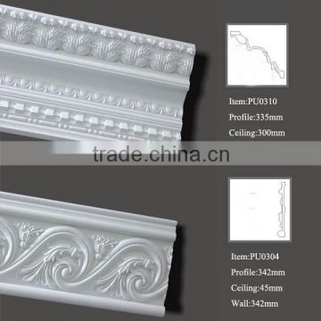 7.87feet Crown Moldings can be painted polyurethane decorative moulding