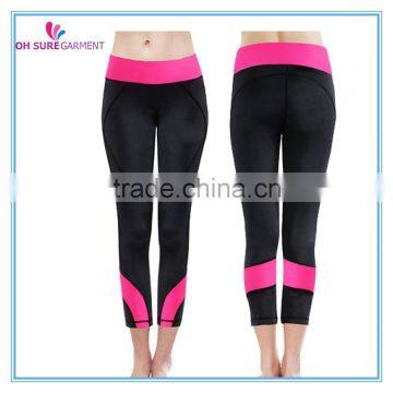 86% supplex 14% spandex womens sports tight yoga leggings