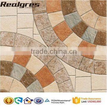 Classical Style Rustic Tile, 16x16 Mixed Color Tiles