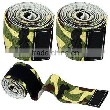 Camouflage knee wraps /Supreme Compression Knee Sleeve Gym Knee Wraps