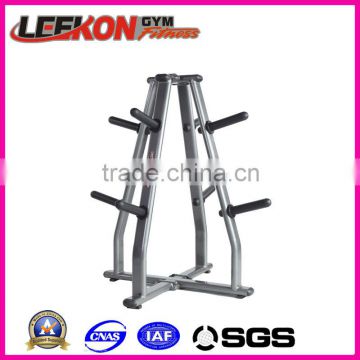 fitness equipment in gym frame plate standar