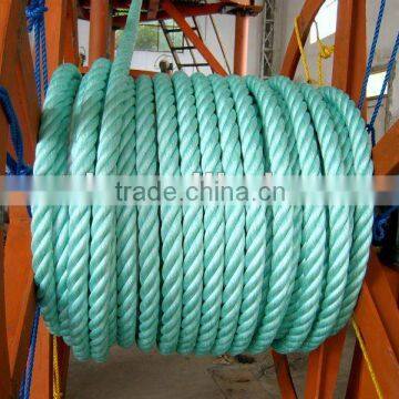 16 mm green nylon winch rope