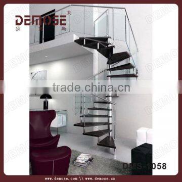 interior design spiral stair/wood stainless steel round stairs for home