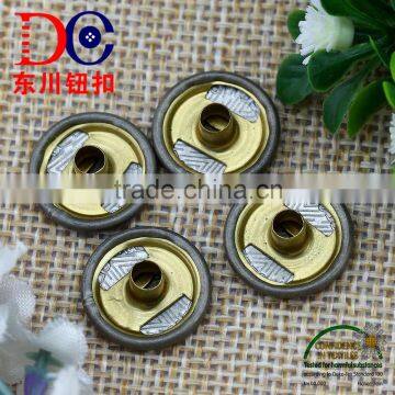 15MM Casual Fastener Twill Design Press Metal Snap Button for Casual Clothing photo-6