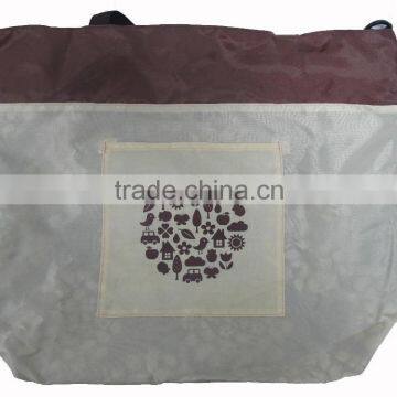 Wholesale 210D Oxford Cloth Dual Purpose Shopping Bag;reversable Shopping Bag ; Sublimation Transfer Printing Shopping Bag photo-1