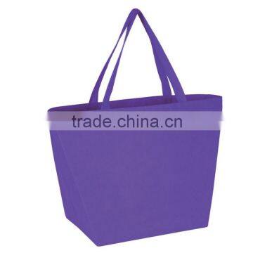 Non-Woven Budget Shopper Tote Bag-Purple