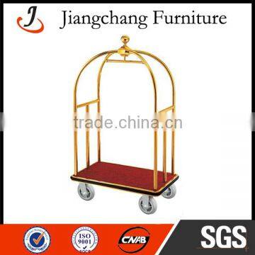 Stainless Steel Lobby Luggage Trolley JC-TC05