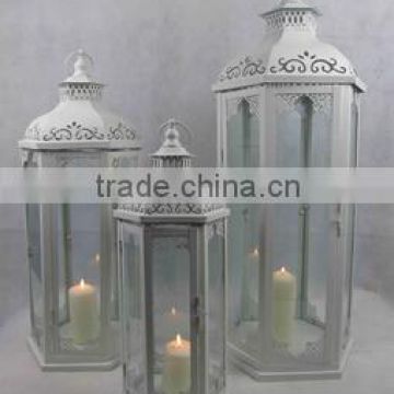 2016 new fashion moroccan lantern weeding metal