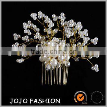 Beautiful design pearl hair accessories bridal hair accessories indian bridal hair accessories