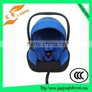 Portable infant carry cot with rain cover