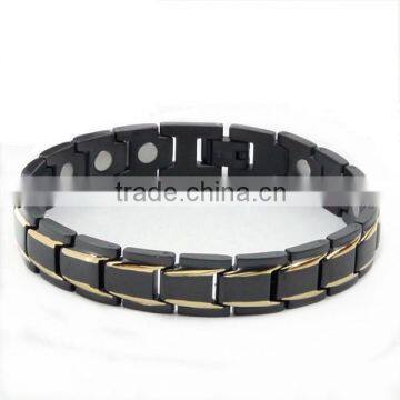 High quality tungsten energy bracelet cool men titanium magnetic bracelet