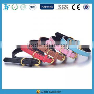 LF Promotion Best Price PU Leather Puppy Medium Dog Collar Collars High-End Collar