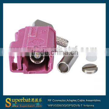 Fakra RA connector Key Code H Violet for Radio controlled keyless heating